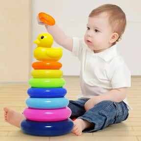 Bolinhas de Empilhar Montessori - Brinquedo Educativo para Bebês