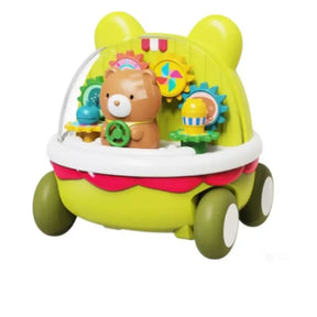 Carro Animal para Bebê - Brinquedo Interativo de Empurrar