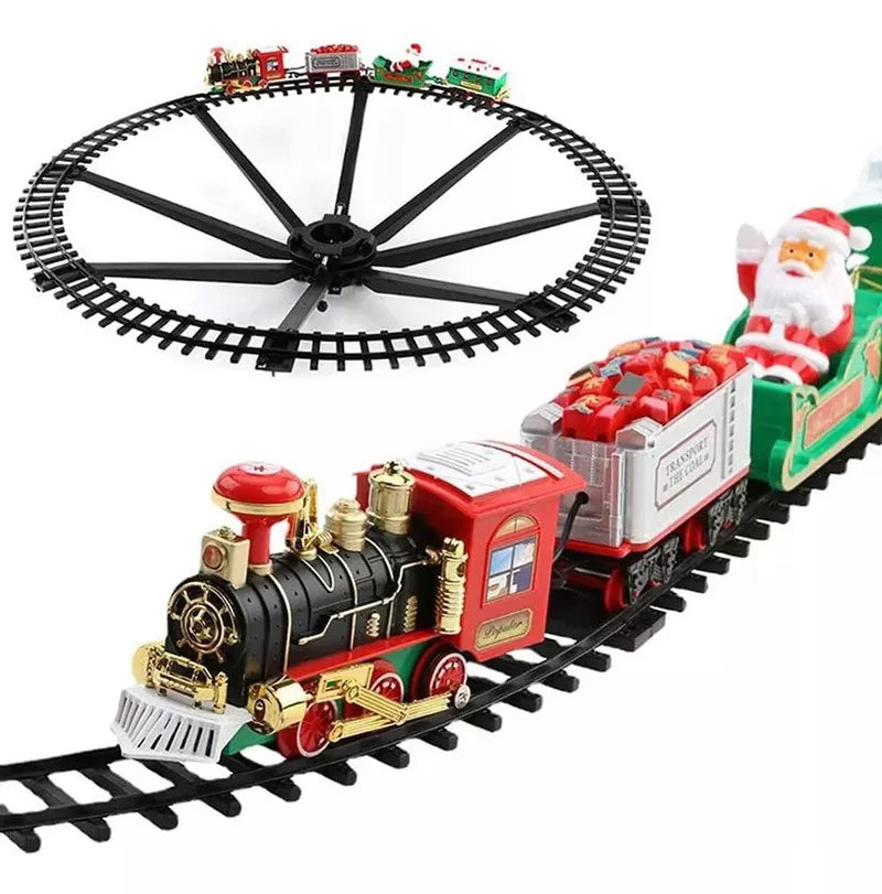 Trem Natalino Elétrico para Árvore de Natal