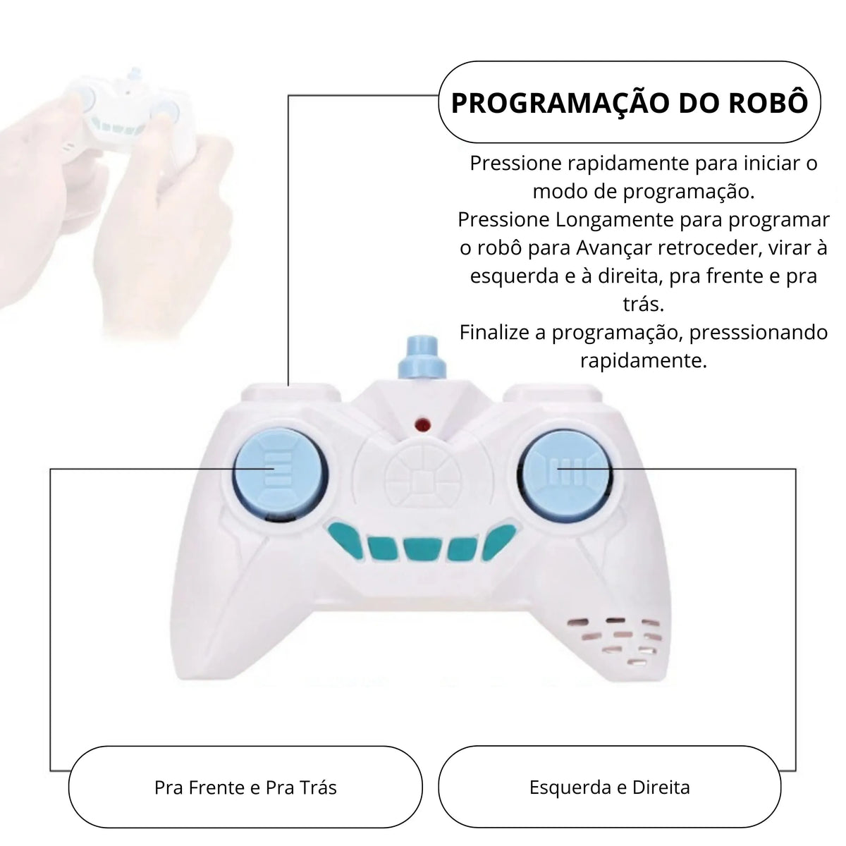 Robo Brinquedo  Com Controle Remoto Por Gestos