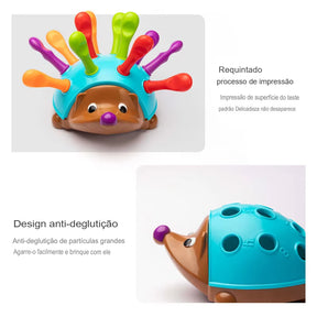 Brinquedo Educativo Ouriço de Encaixe