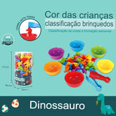 Jogo do Dinossauro Colorido