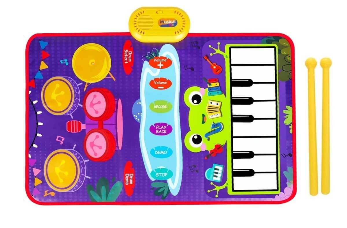 Tapete Musical - Teclado de Piano e Tambor