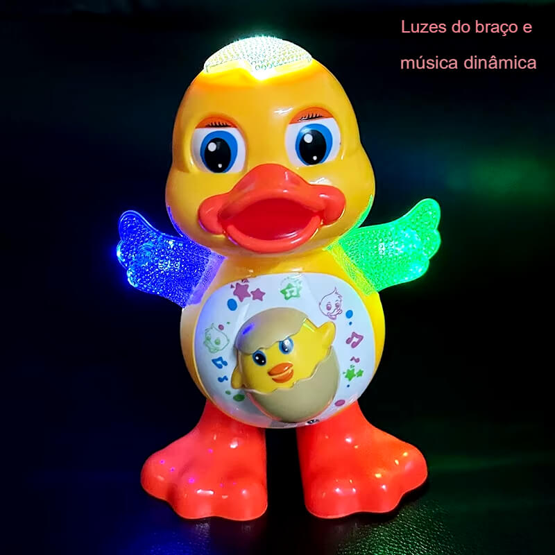 Pato Dançante Elétrico com Luzes e Música