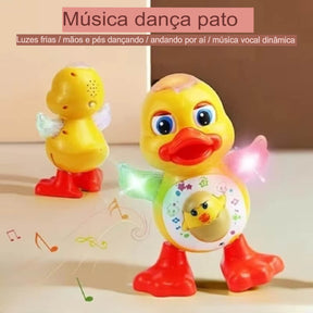 Pato Dançante Elétrico com Luzes e Música